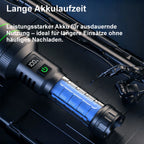 LED-Taschenlampe mit Zoom, USB-C & 5 Modi