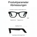 Smart‑Brille mit 8 MP Sony Kamera & Mikrofon